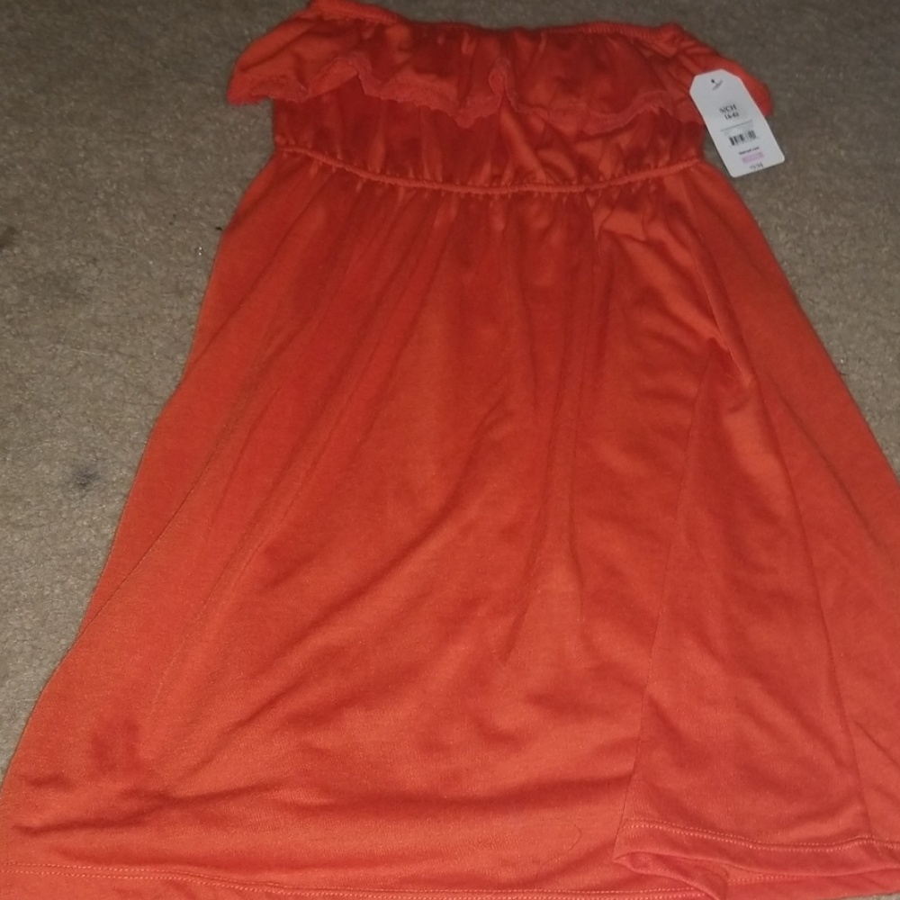 Orange dress